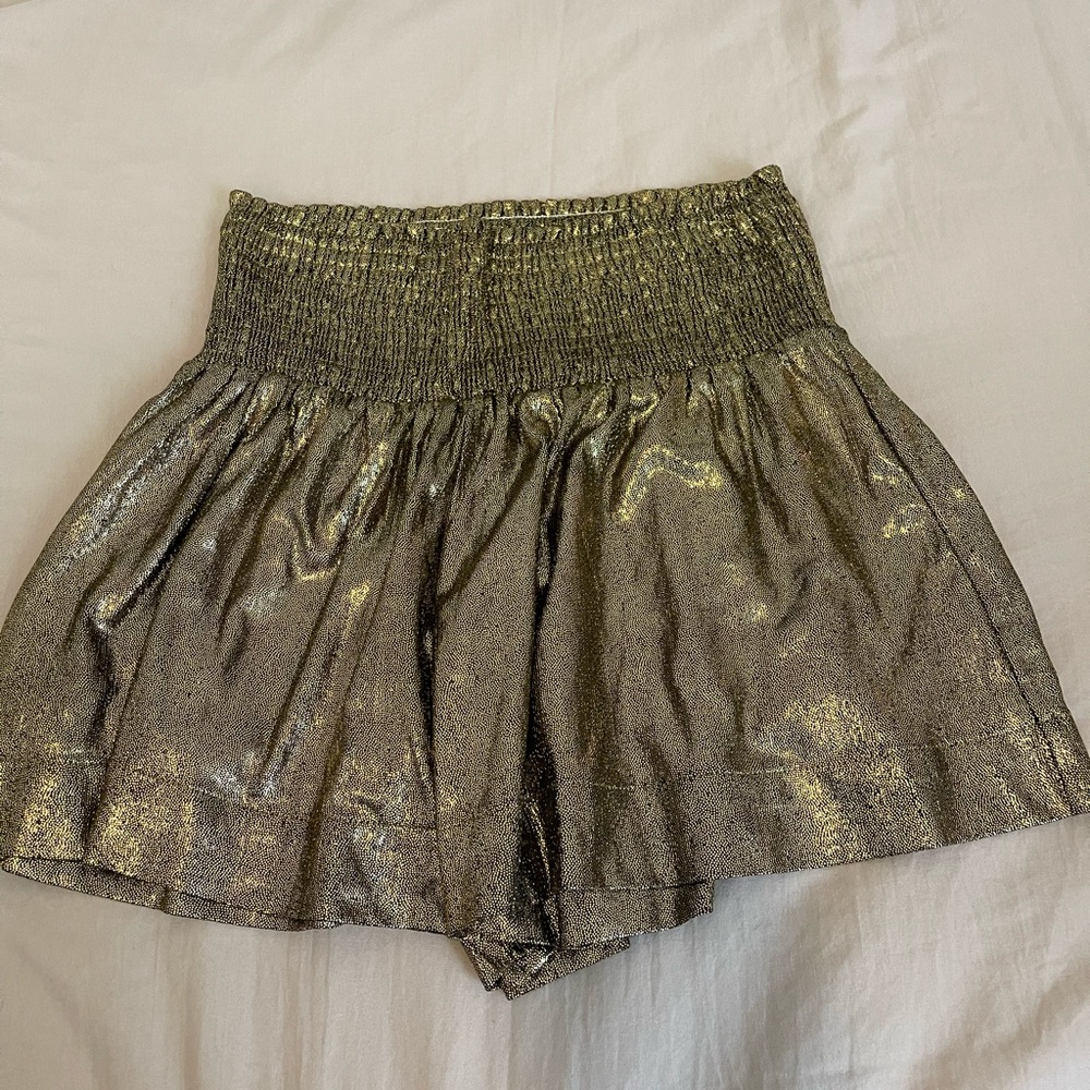 Gold Pants Store Flowy Shorts
